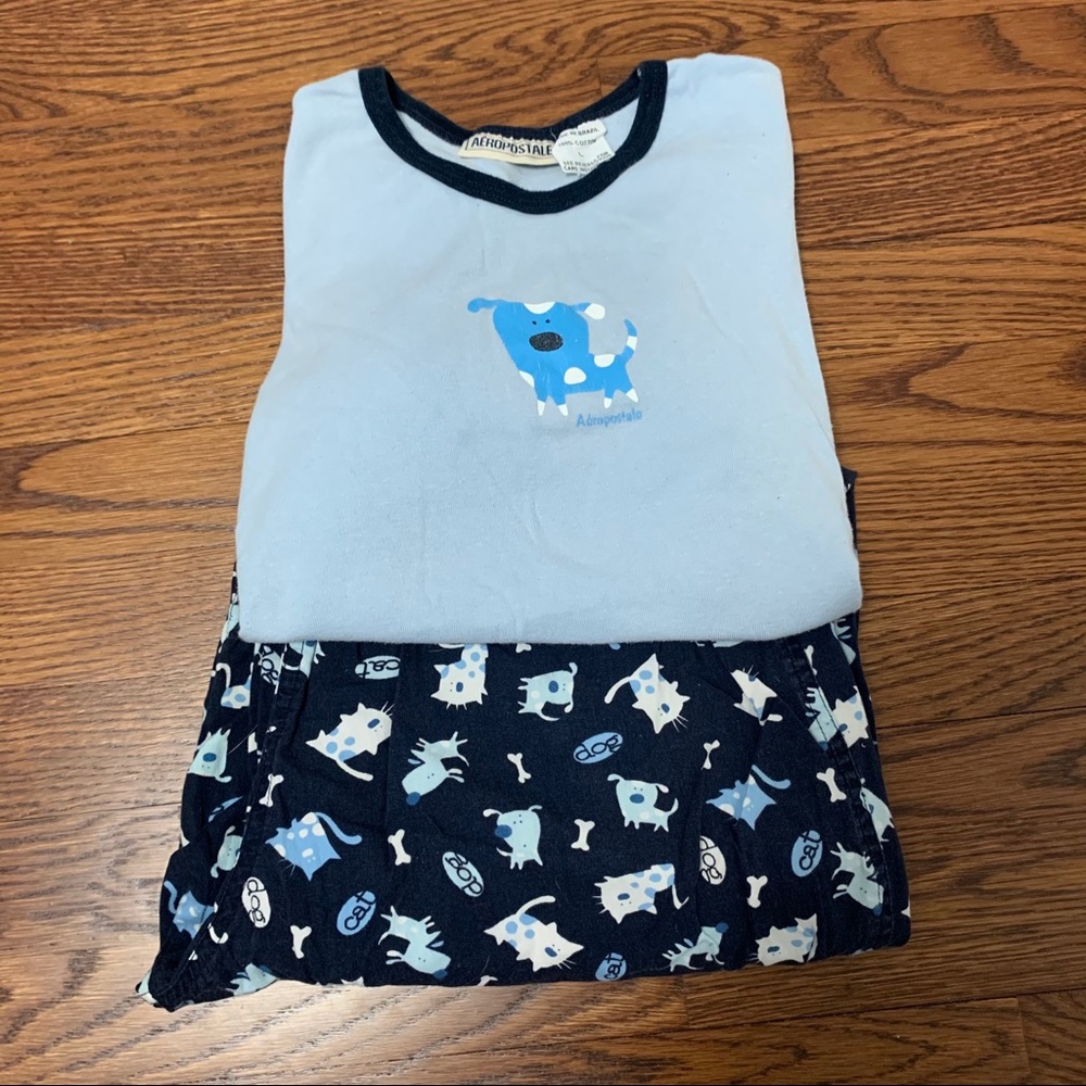 Adorable Dog and Cat Aeropostale PJ set